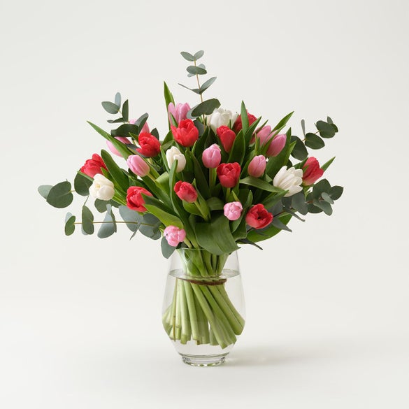 Kærlig tulipan buket